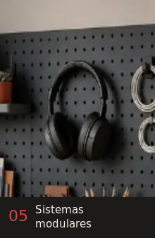 Sistema modular de organización para espacio de trabajo